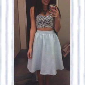 Blue Topshop skirt